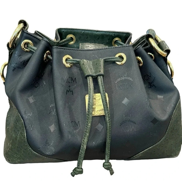 MCM BUCKET BAG LEATHER MEDIUM - Picture 1 of 14